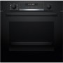 Bosch | HRA578BB0S Serie 6 | Oven | 71 L | Multifunctional | Pyrolysis | Electronic | Steam function | Yes | Height 59.5 cm | Wi - 2